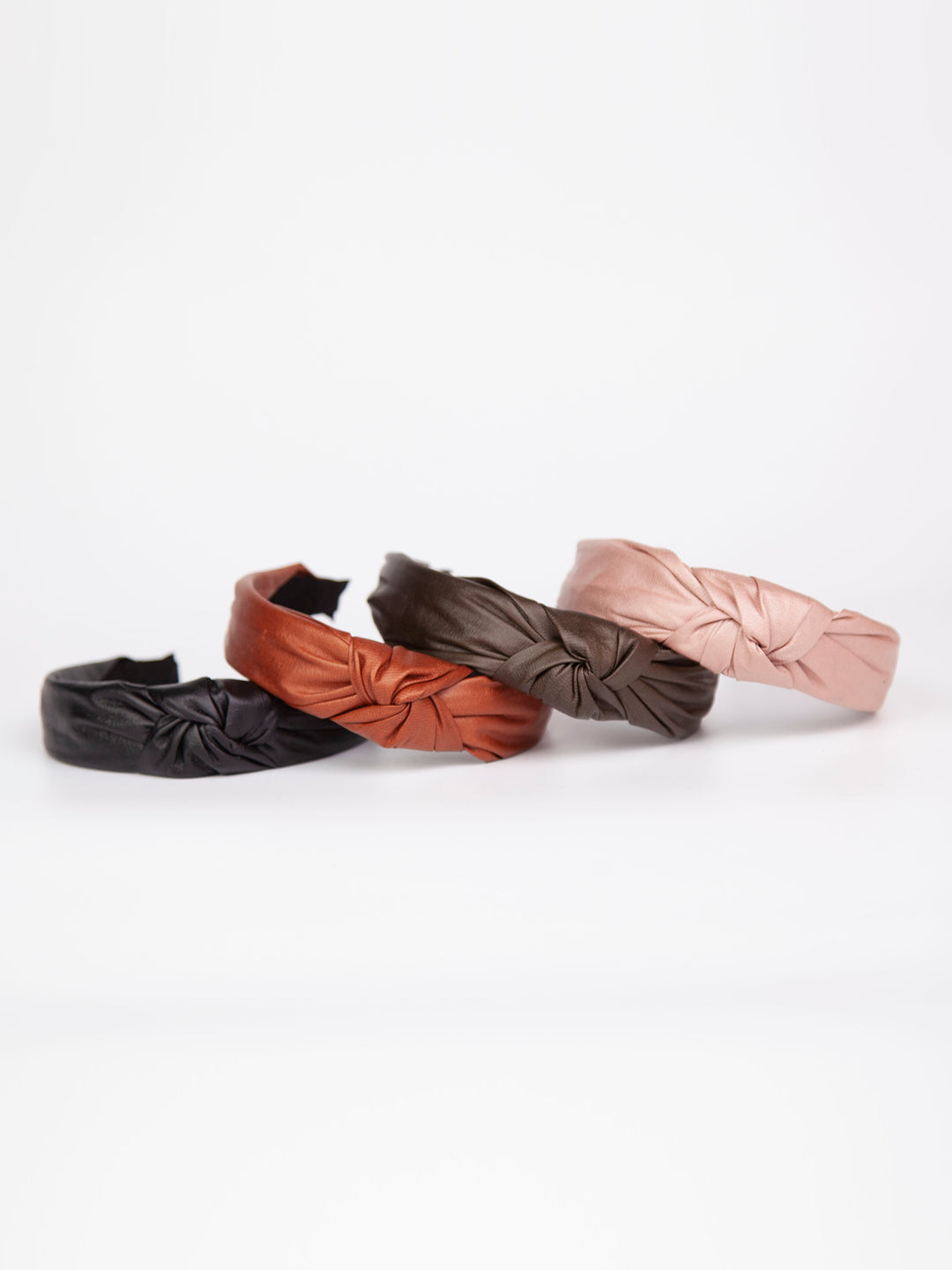 Knotted headband | Vegan leather