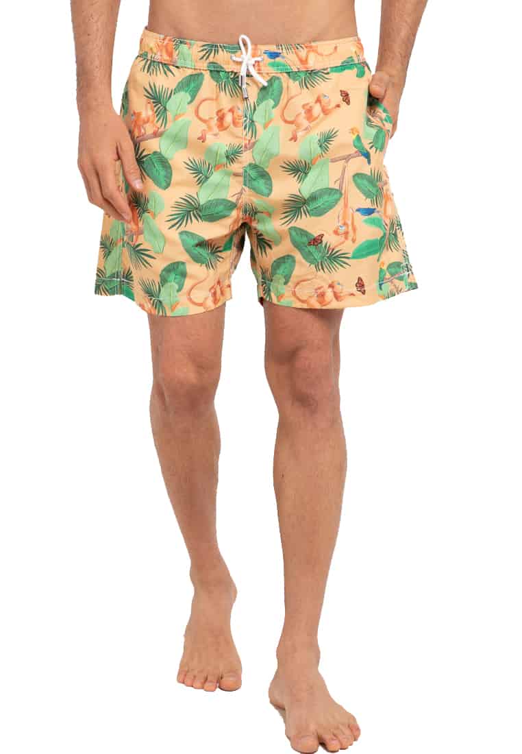 Men Swim trunk | Bubba & Friends |  Canteloupe Orange