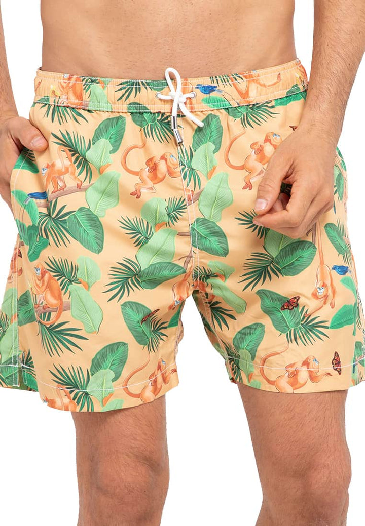 Men Swim trunk | Bubba & Friends |  Canteloupe Orange