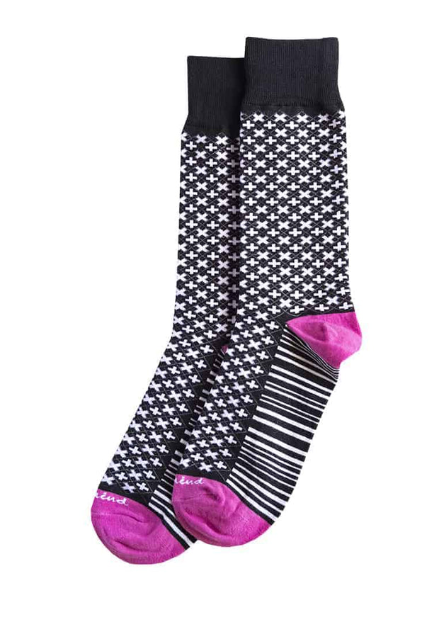 Calf High Socks | Neon Cross | Doormind