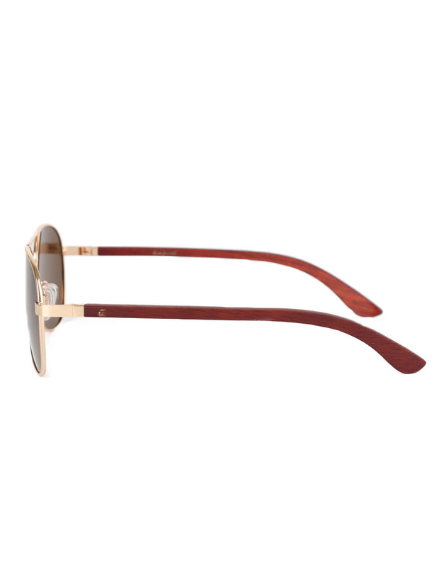 Classic Aviator sunglasses | Wood x Metal Sunglasses | Bay