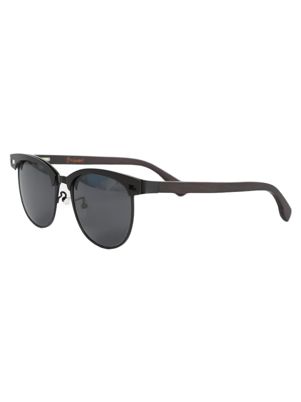 Black Metal Wayfarer Sunglasses  | Wood x Metal Sunglasses | Atlas