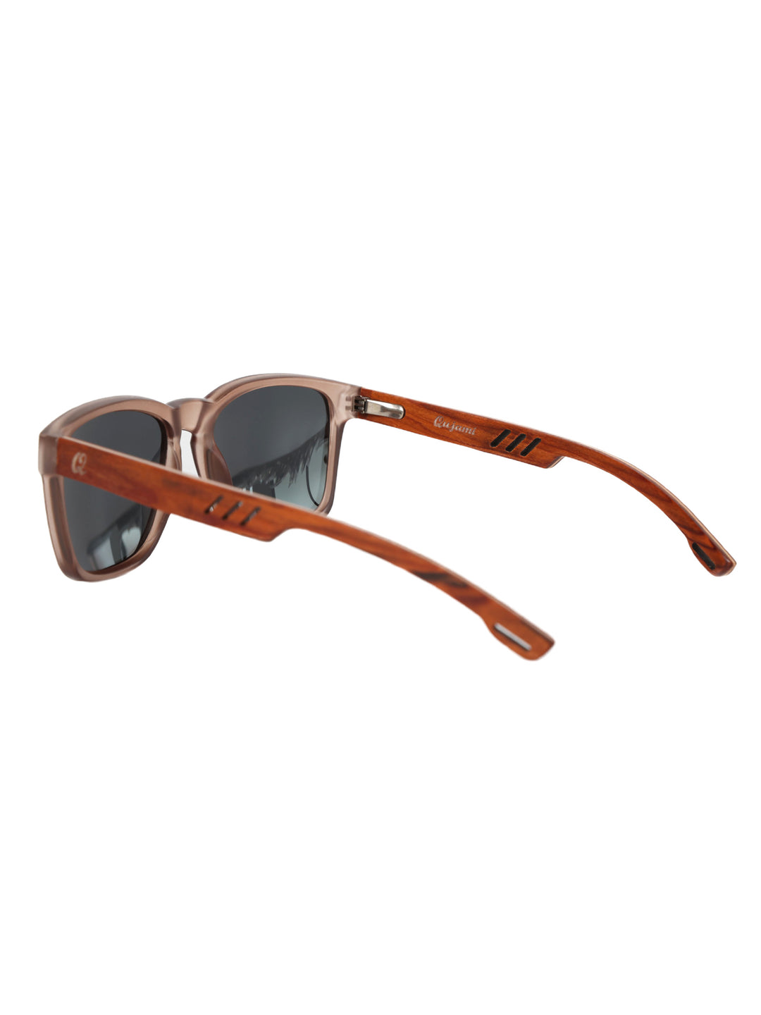 Oli | Rectangle Frame Sunglasses  | Wood x Acetate Sunglasses