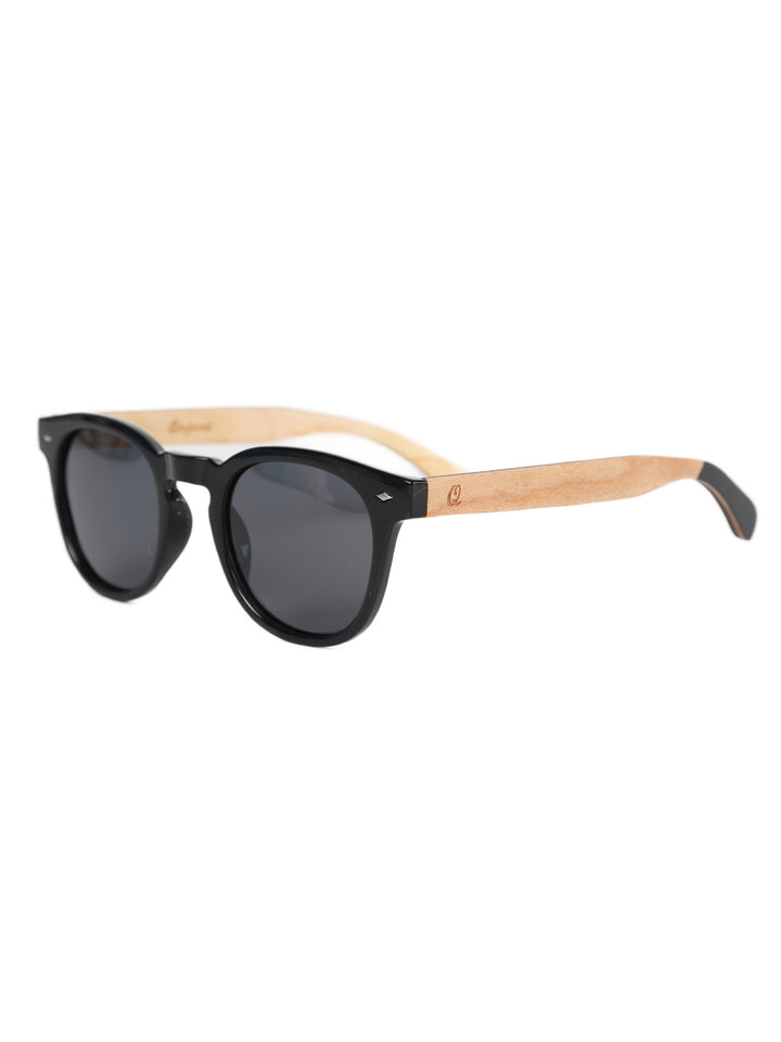 Wayfarer Wood x Acetate Sunglasses | Premium Polarized Lenses | Cove