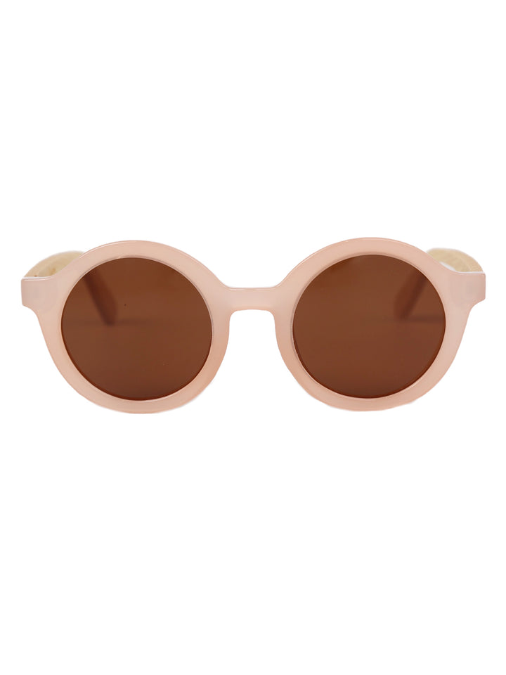 Round Acetate x Wood Sunglasses | Moon