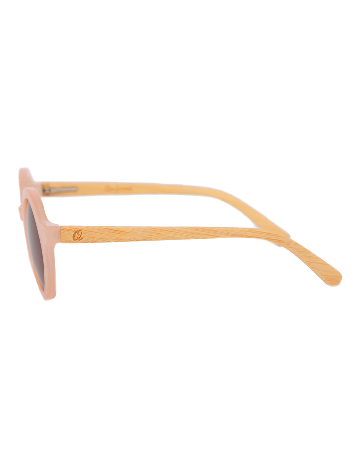 Round Acetate x Wood Sunglasses | Moon