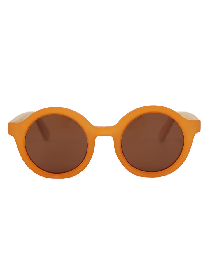 Round Acetate x Wood Sunglasses | Moon