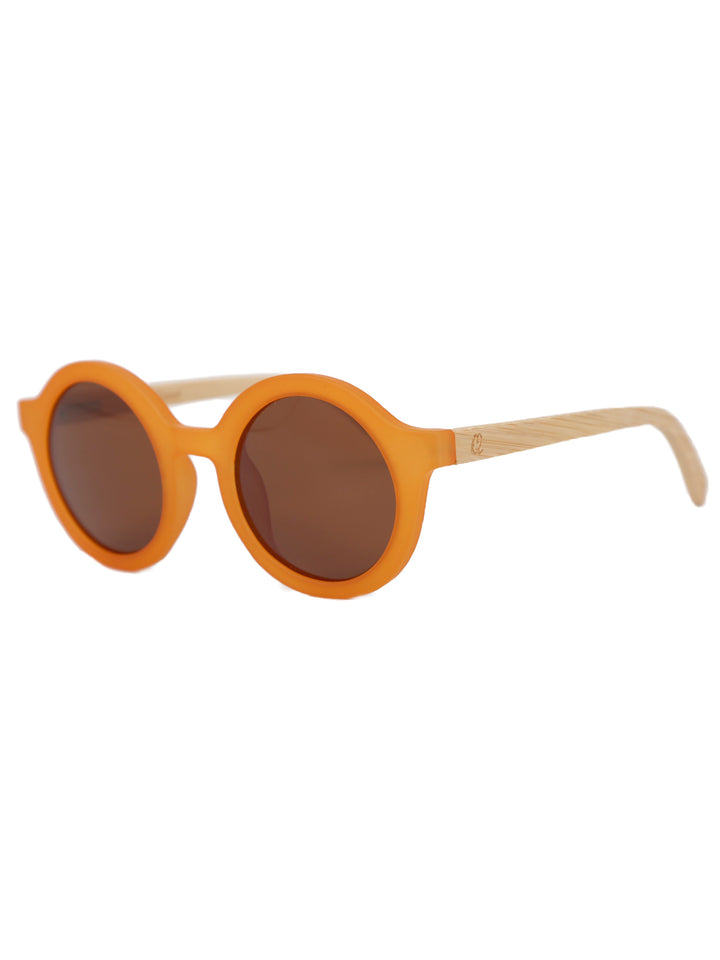 Round Acetate x Wood Sunglasses | Moon