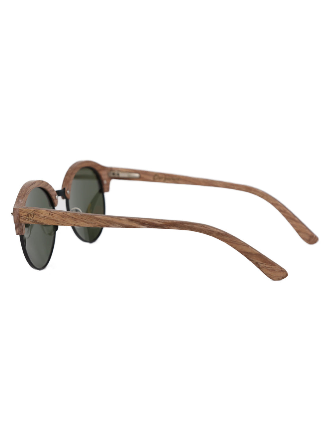 Dill | Half-Rim Wooden Sunglasses | Polarized Lens