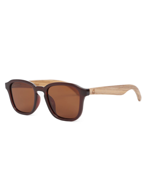 Retro Square Sunglasses | Acetate x Wood Sunglasses | Quill