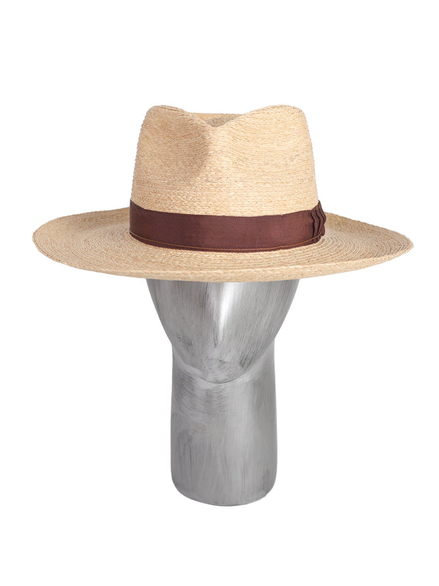 Eira | Wide Brim Fedora Hat | Raffia Straw Hat