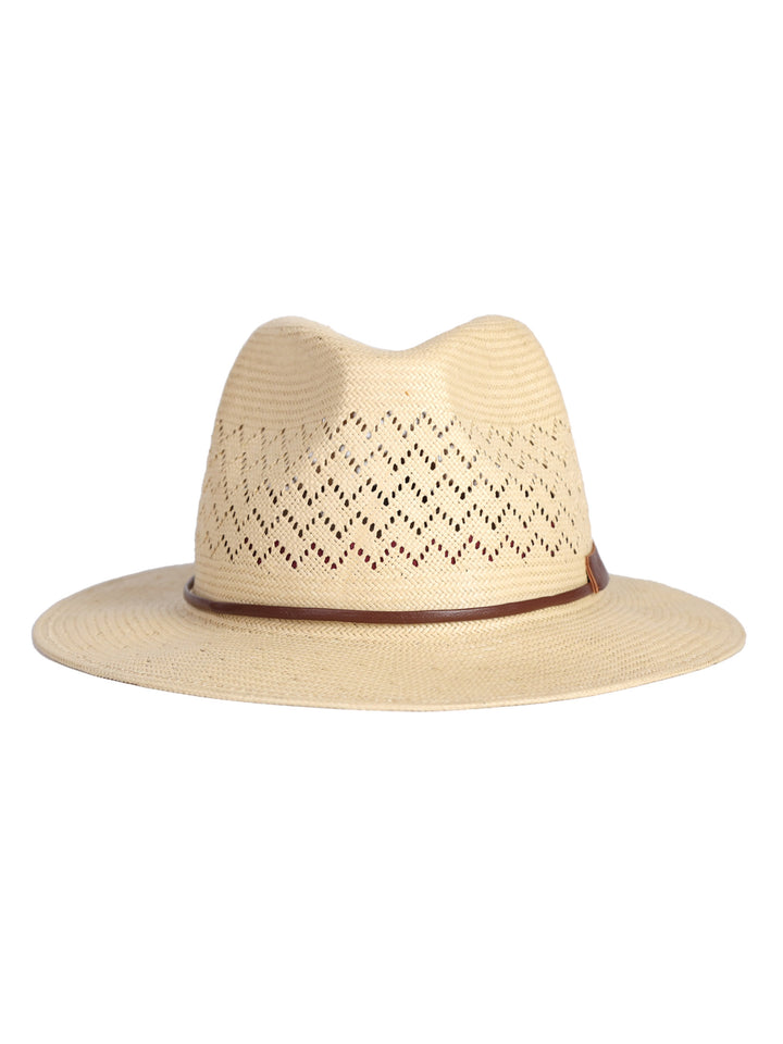 Upton | Fedora Hat | Papyrus Straw Hat | Mossant Paris