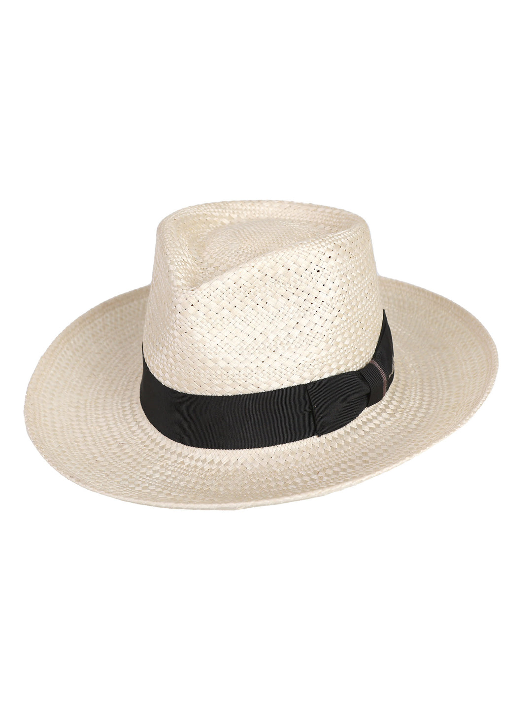 La | Wide Brim Fedora Hat | white Fedora | Mossant Paris | Hemp Straw