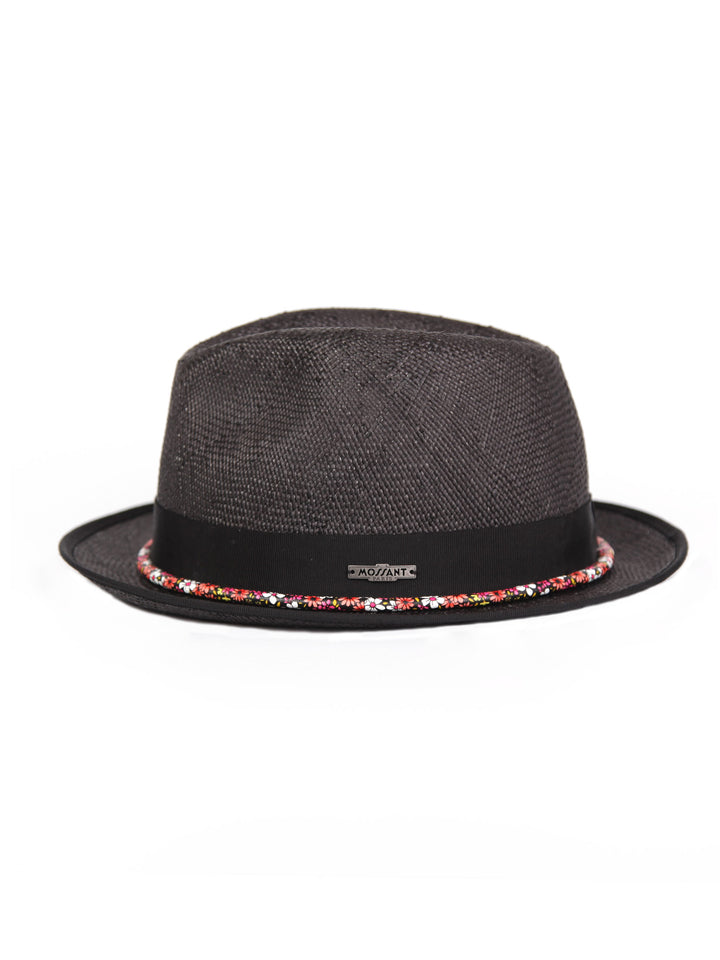 Tory | Bao straw Fedora Hat |  Mossant Paris