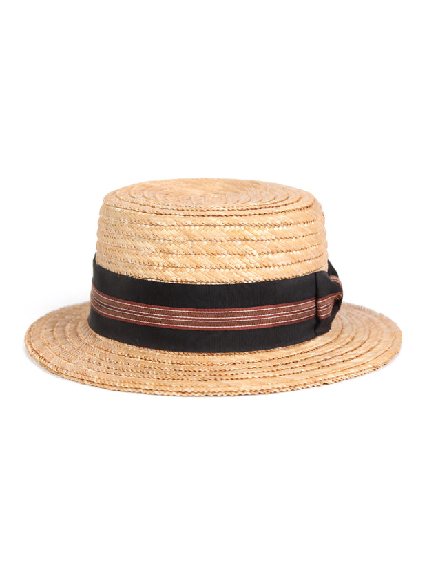 Tait | Wheat straw | Boater Hat | Mossant Paris
