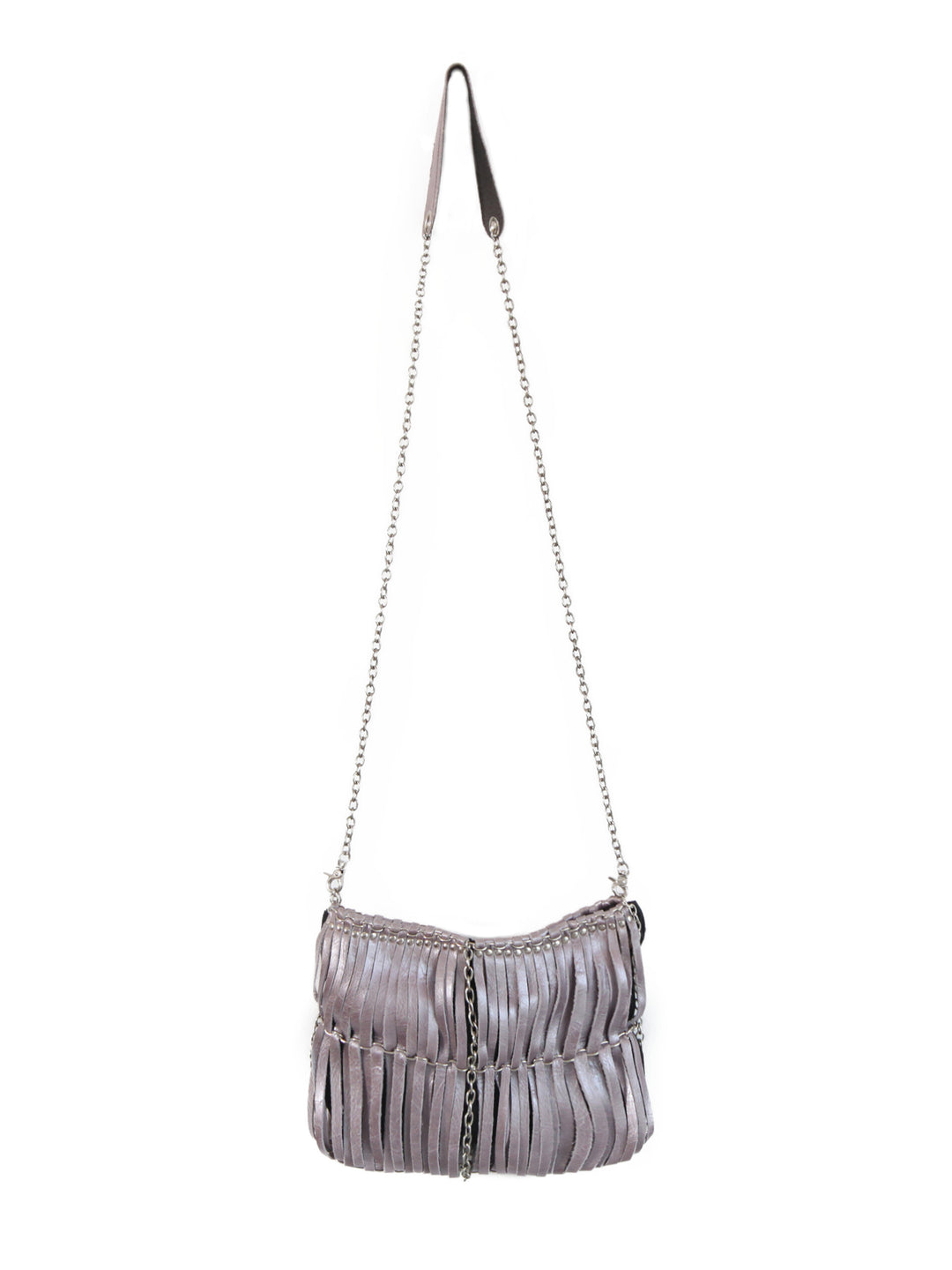 Sleeky funky shoulder & Clutch bag | Silver