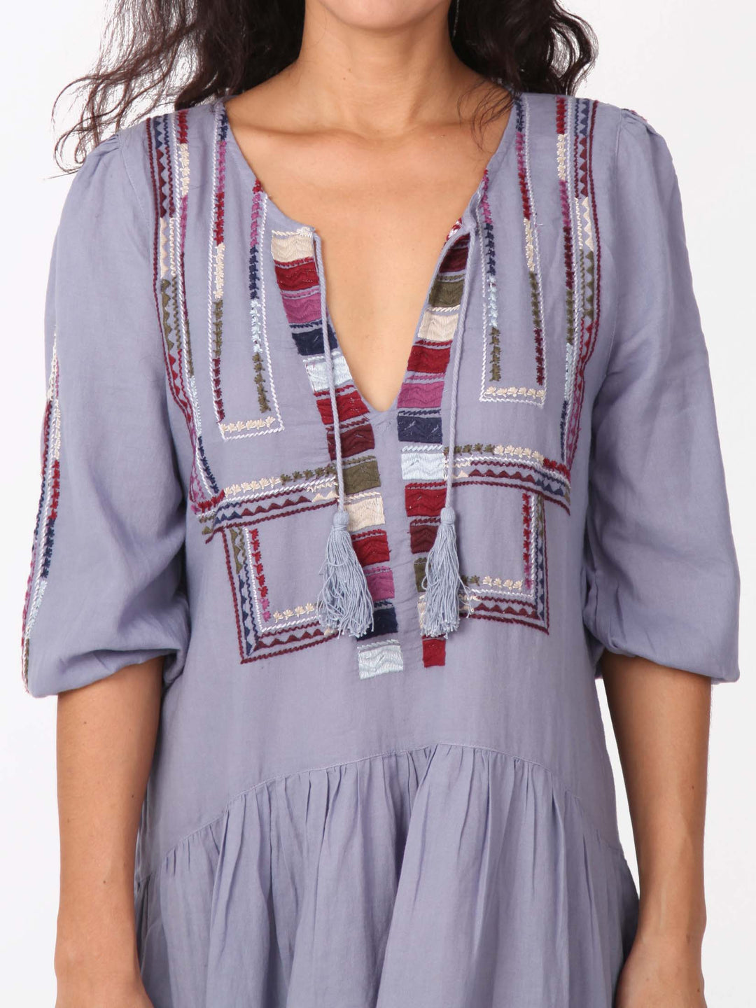 Kaniya Boho embroidered maxi dress