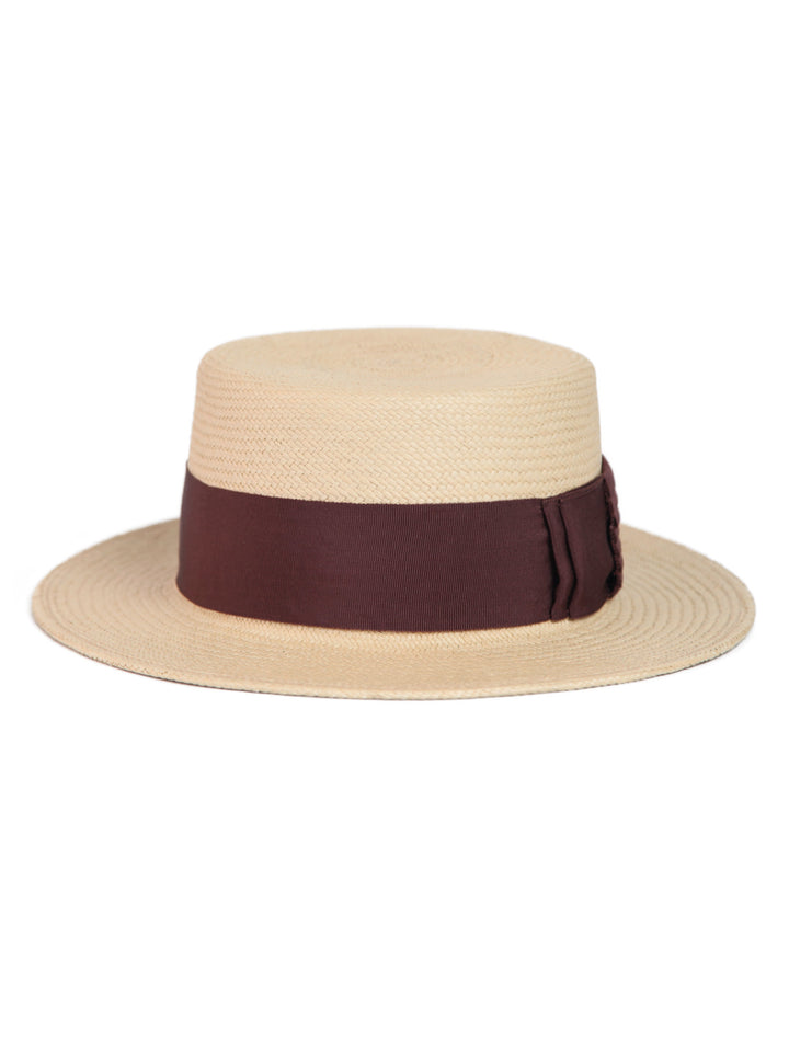 Betty |  Boater Hat | Mossant Paris