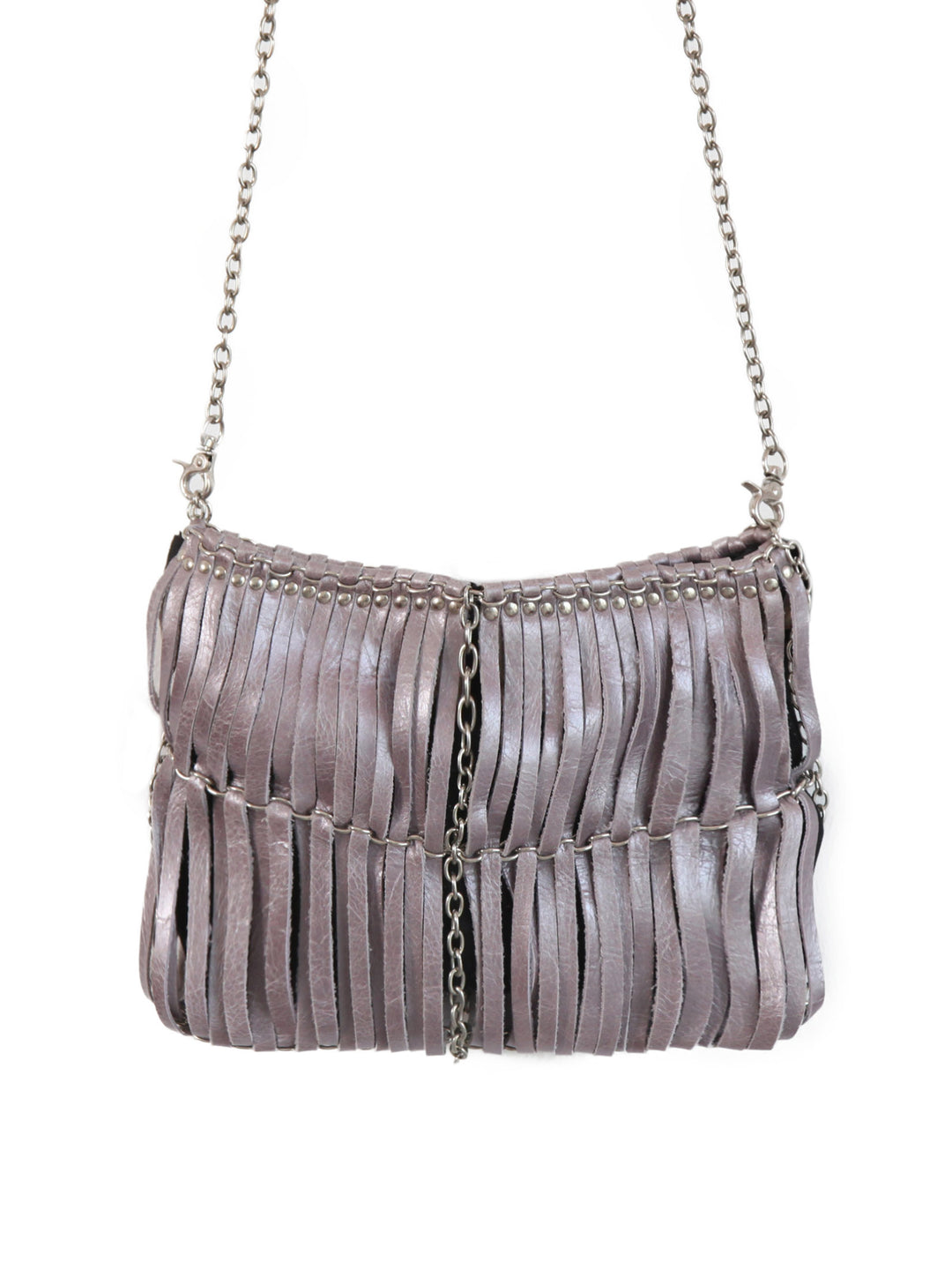 Sleeky funky shoulder & Clutch bag | Silver