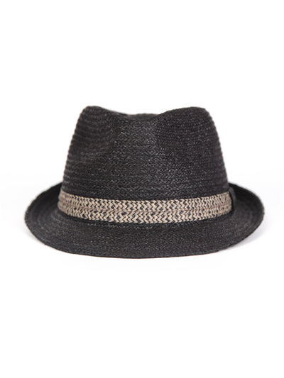 Regan, Fine Raffia straw Fedora Hat |  Mossant Paris
