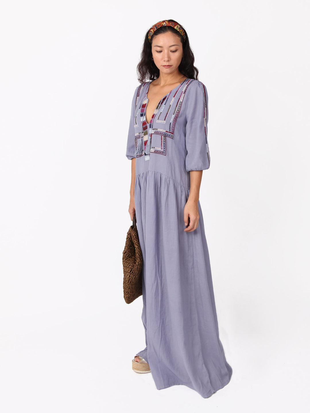 Kaniya Boho embroidered maxi dress