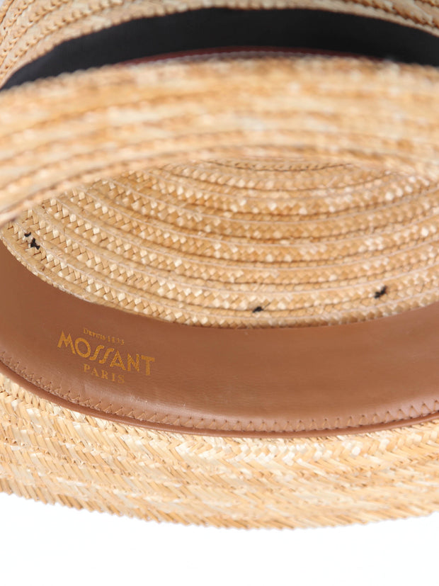 Tait | Wheat straw | Boater Hat | Mossant Paris