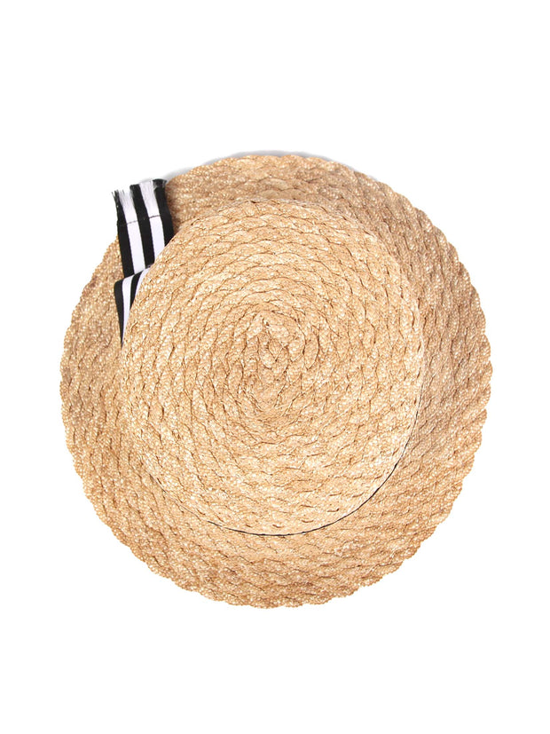 Wande |  Boater Hat  | Wheat straw