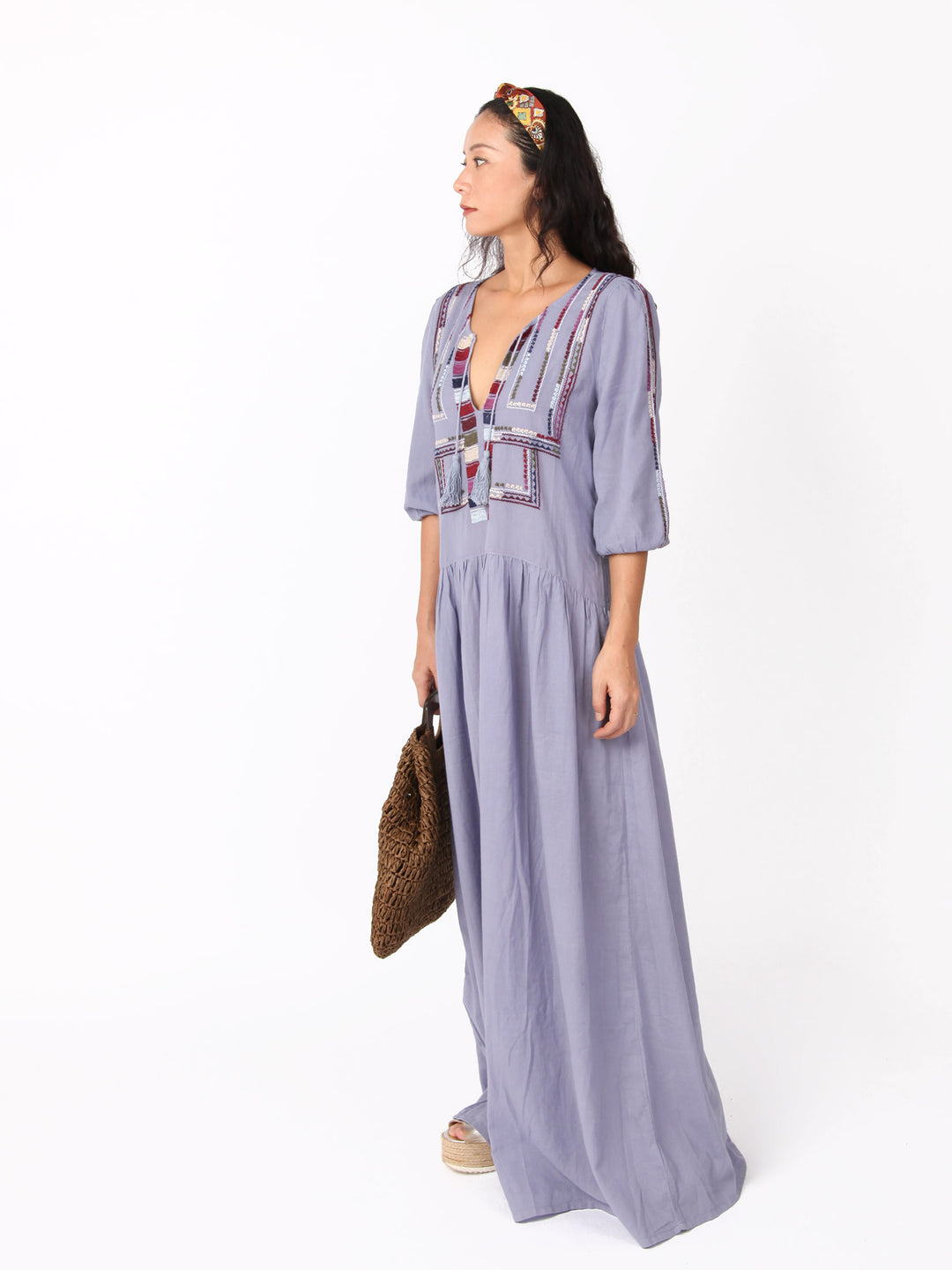 Kaniya Boho embroidered maxi dress