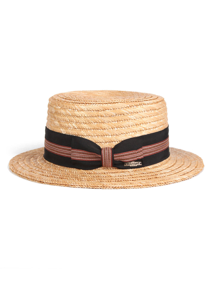 Tait | Wheat straw | Boater Hat | Mossant Paris