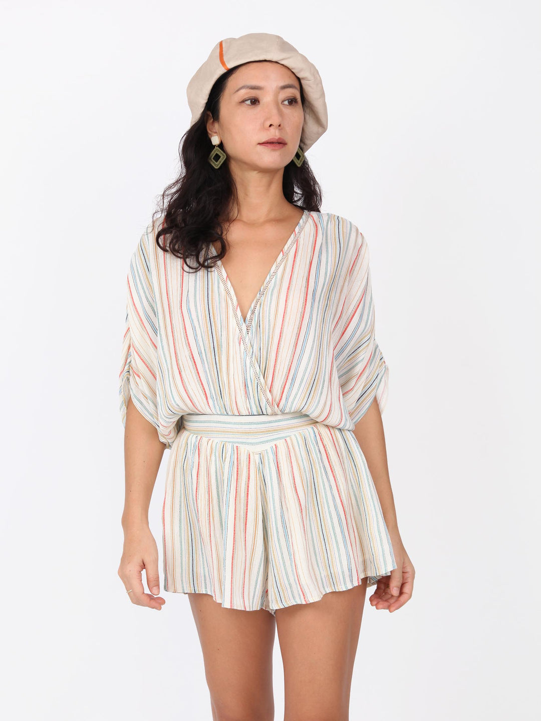 Rebecca Half sleeve rompers