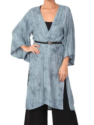 Ra Summer knit midi kimono