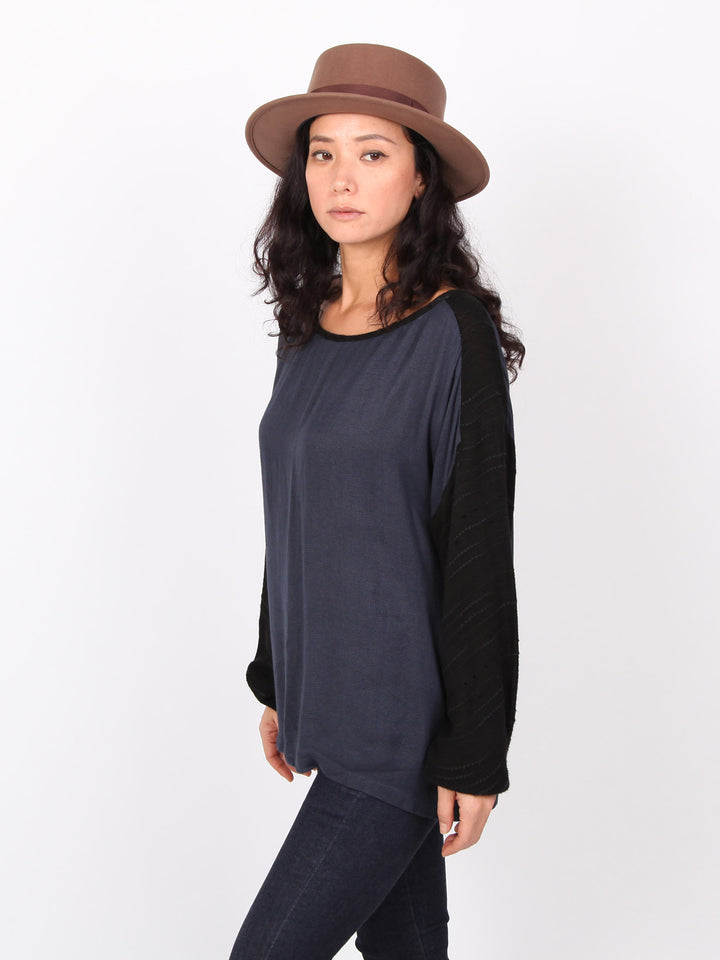 Carin | Balloon long sleeve over sized tops