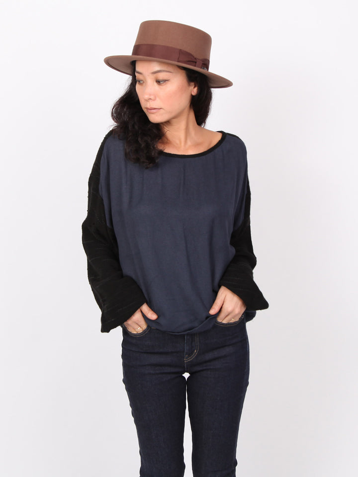 Carin | Balloon long sleeve over sized tops