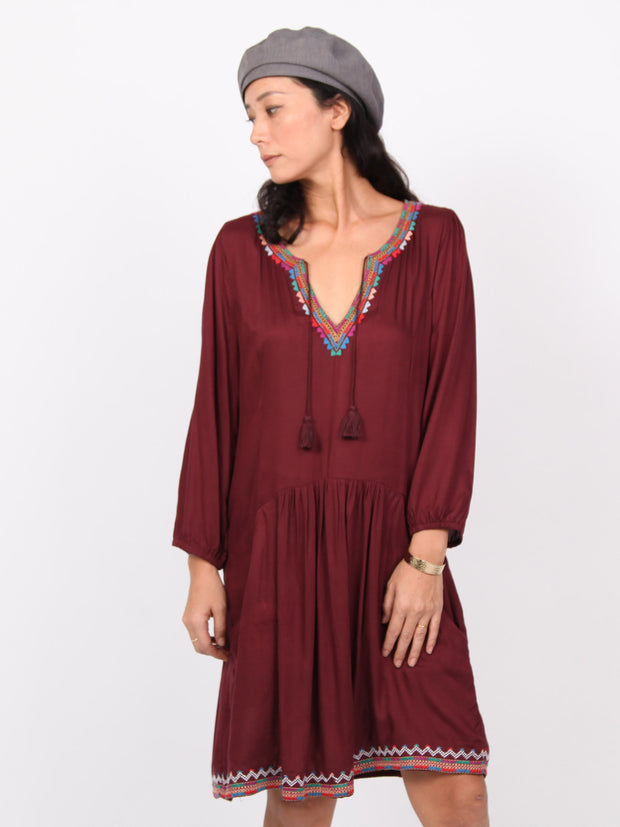 Diana | Embroidery kaftan dress