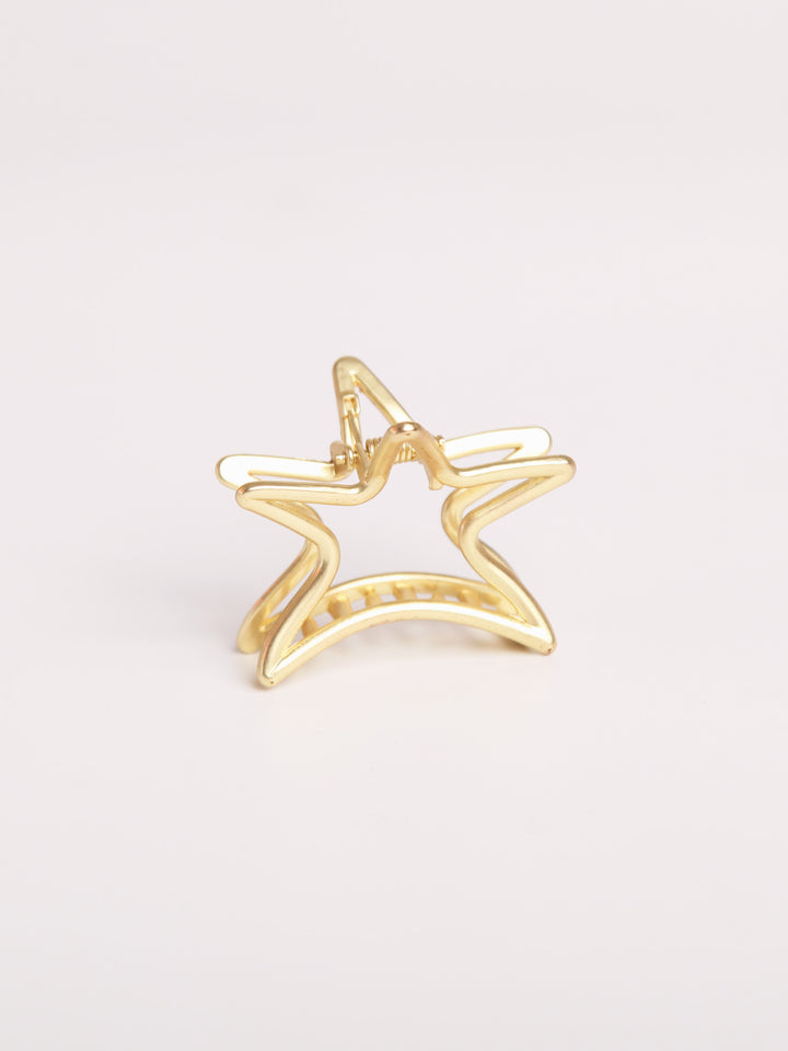 Metal hair claw clip  -Star