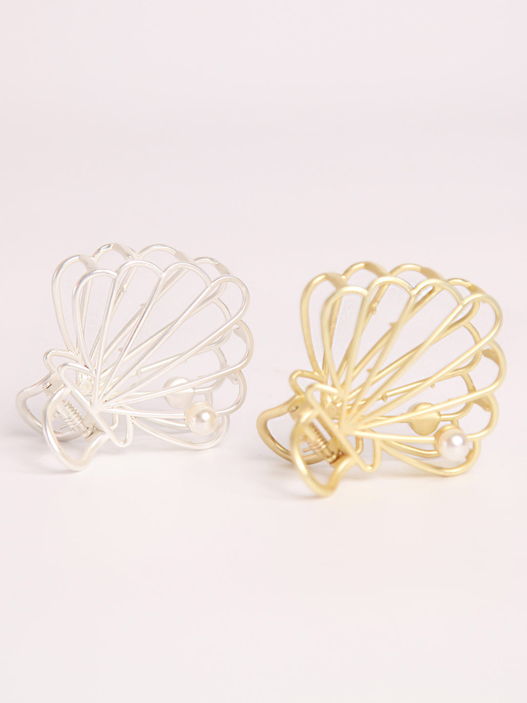 Metal hair clips - Shell A