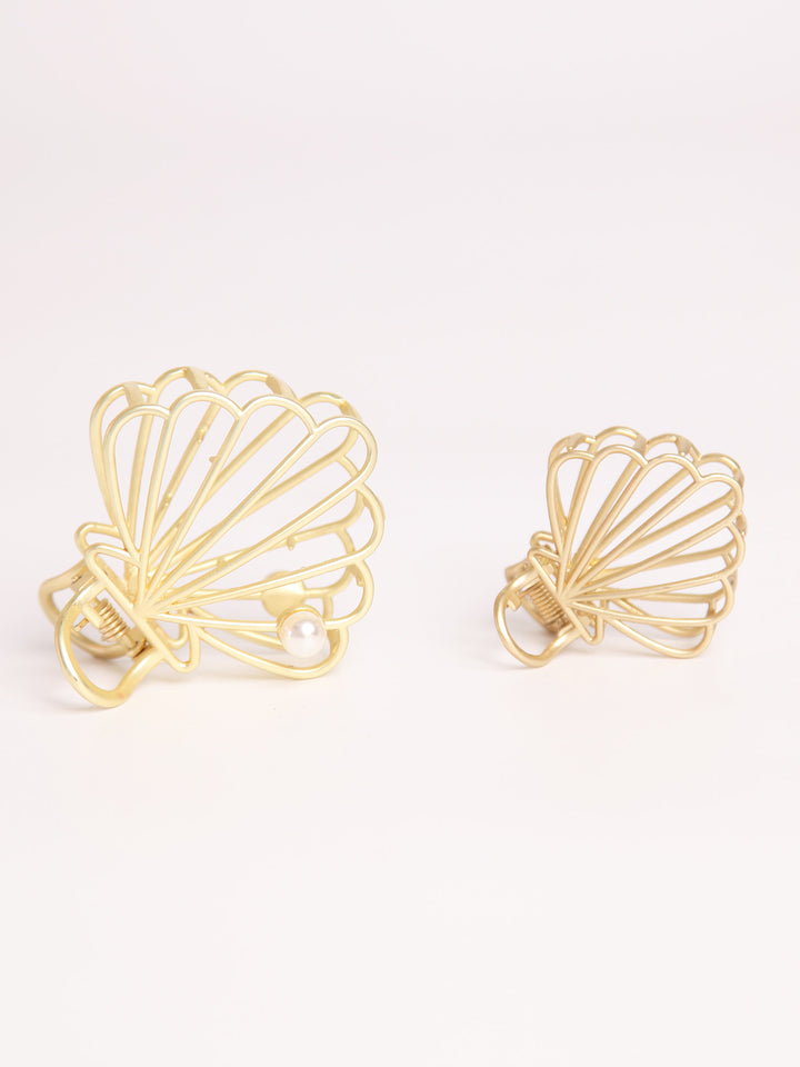 Metal hair clips - Shell A