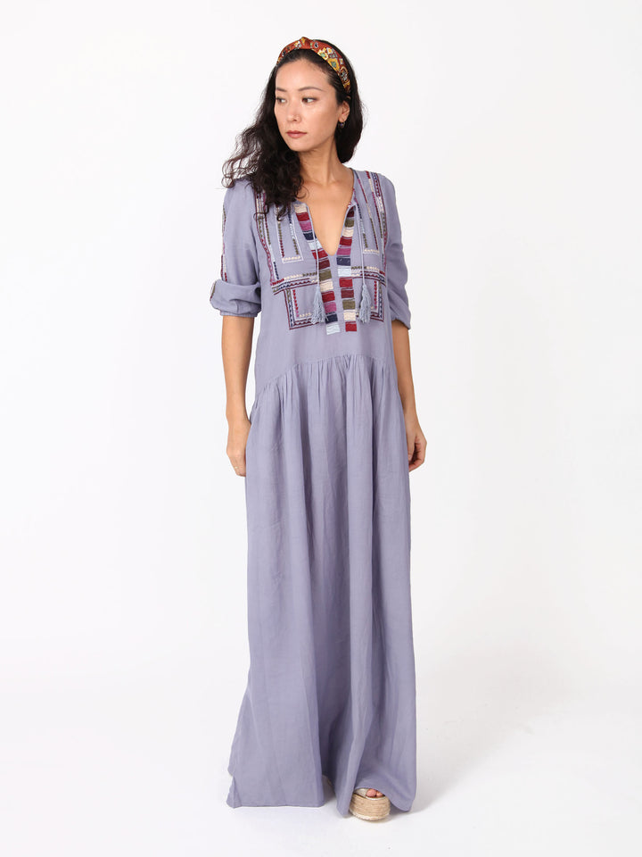 Kaniya Boho embroidered maxi dress