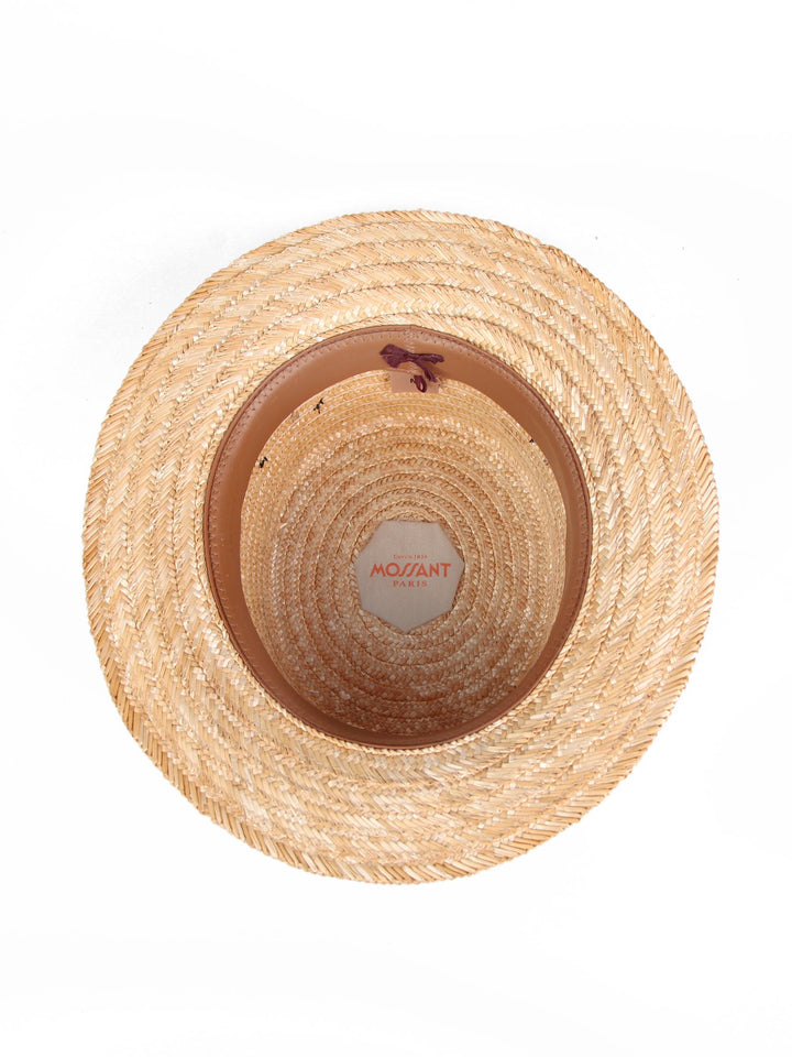 Tait | Wheat straw | Boater Hat | Mossant Paris