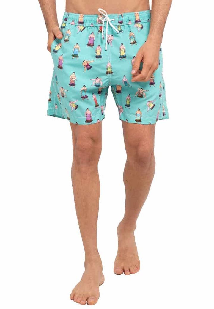 Men Swim trunks | Sumotori | Bermuda Green