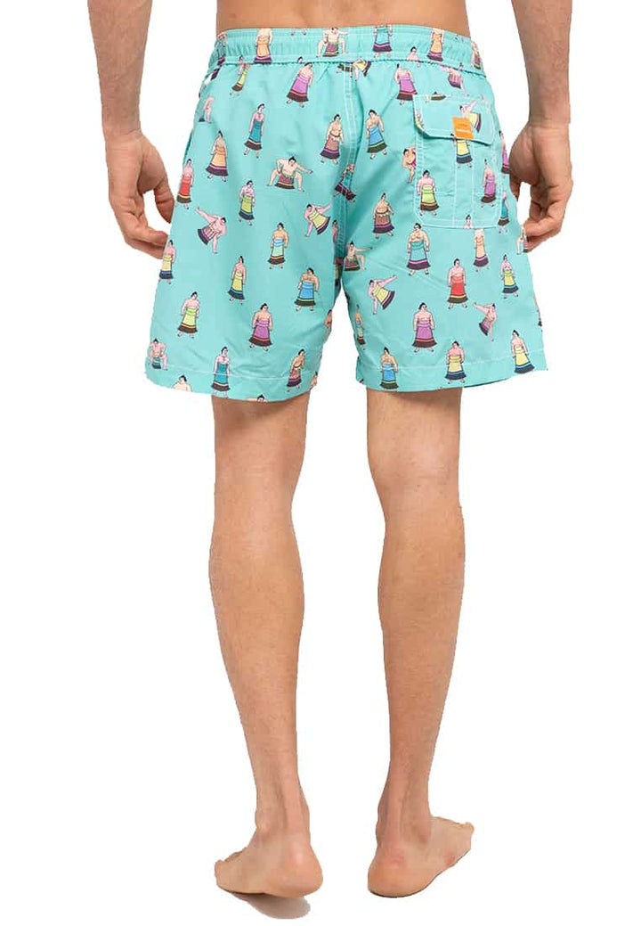 Men Swim trunks | Sumotori | Bermuda Green