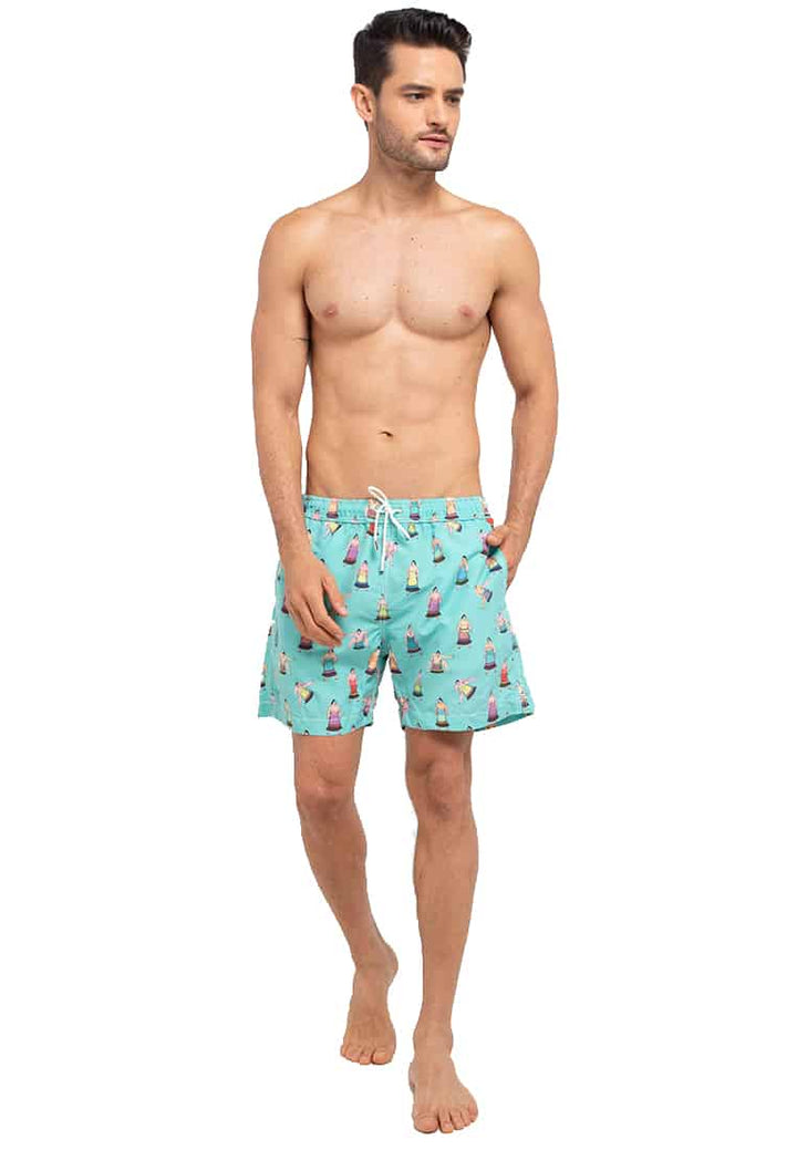 Men Swim trunks | Sumotori | Bermuda Green