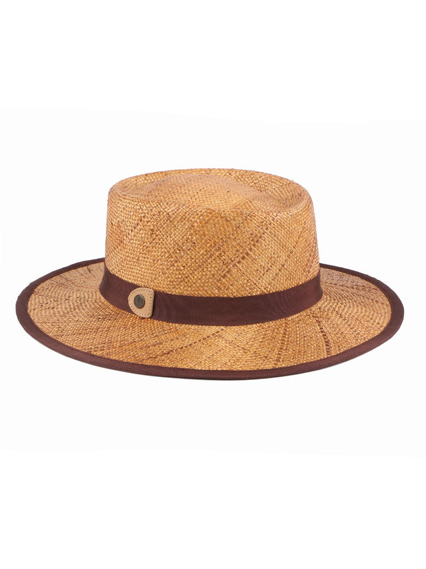 Fabio | Boater Hat | Bao straw Hat | Mossant Paris