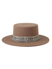 Oana Boater Wool Hat